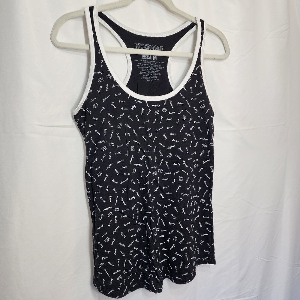 Riverdale B&W Tank w/ Characters and Symbols